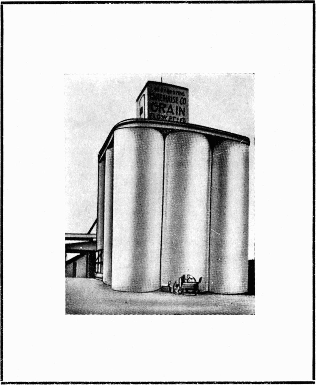 Grain silo.